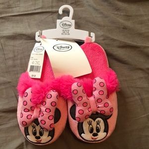 Mini mouse toddler slippers